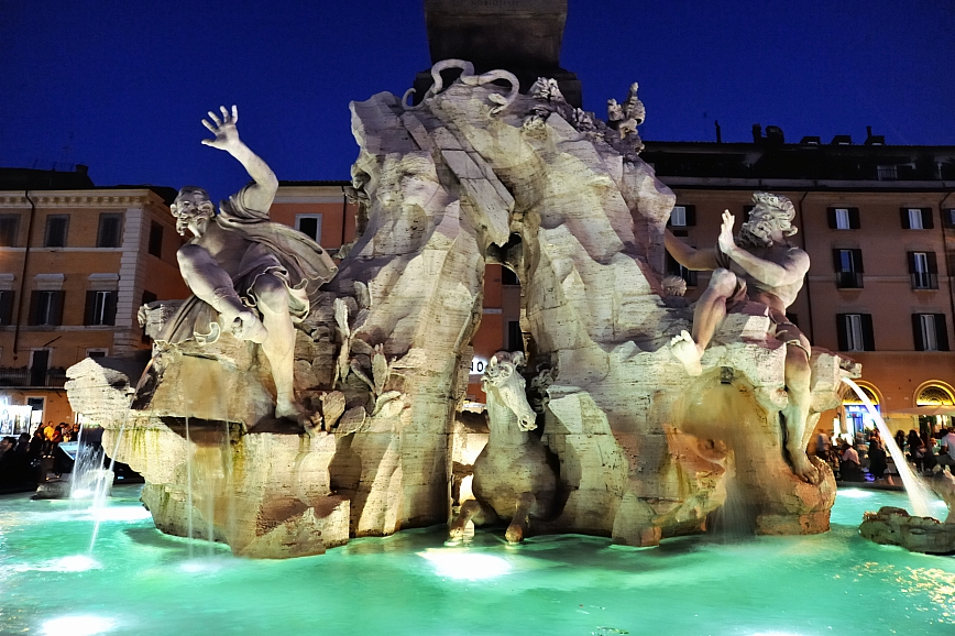 Фонтан четырех рек в Риме Карта и туристический маршрут по Риму: вокруг Пантеона