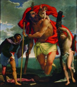  San Cristoforo con il Bambino Gesù e i santi Rocco e Sebastiano