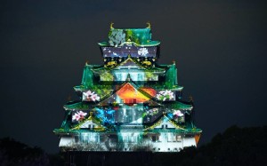 Osaka+Castle+3D+Illuminations+2