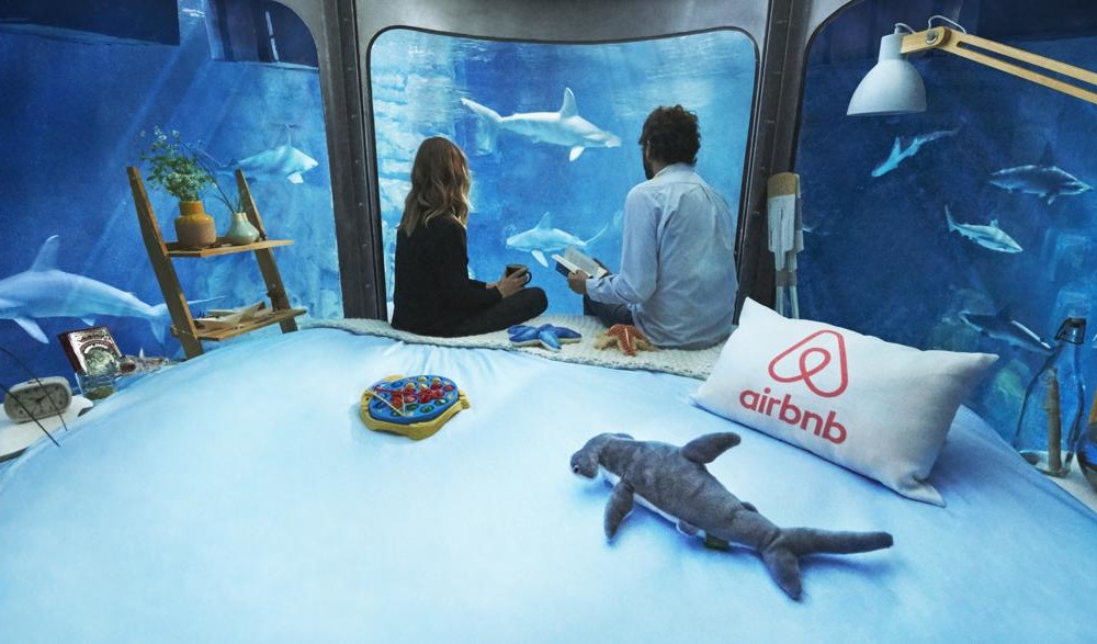 Aibnb stanza squali