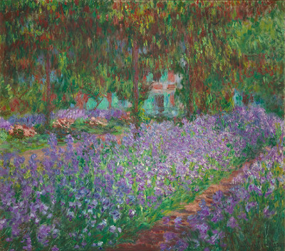 Calude Monet, Le jardin de l'artiste à Giverny (1900)