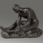Herta Ottolenghi Wedekind (Berlino 1885 - Acqui Terme 1953) Tobiolo, 1912 ca. scultura in bronzo Arquà Petrarca, Collezione Copercini e Giuseppin