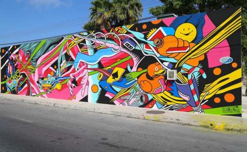 Murales a Messico in 2015 (Bicicleta Sem Freio)