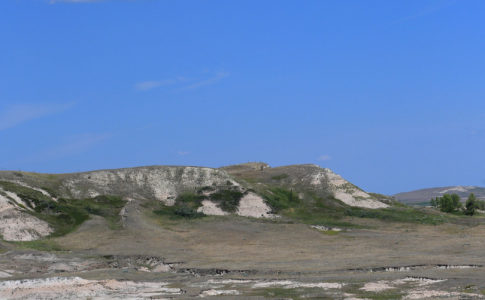 Il sito di scavo vicino a Dickinson, Dakota del Nord