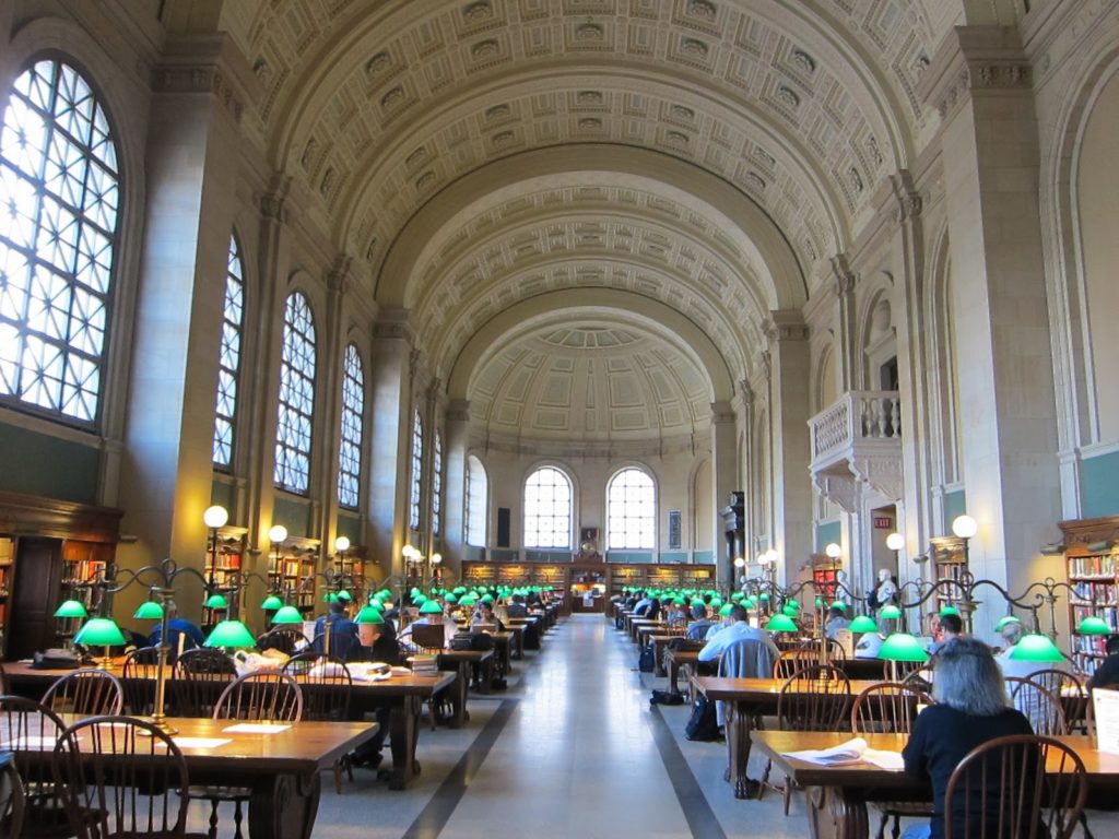 Boston Library, Massachusetts