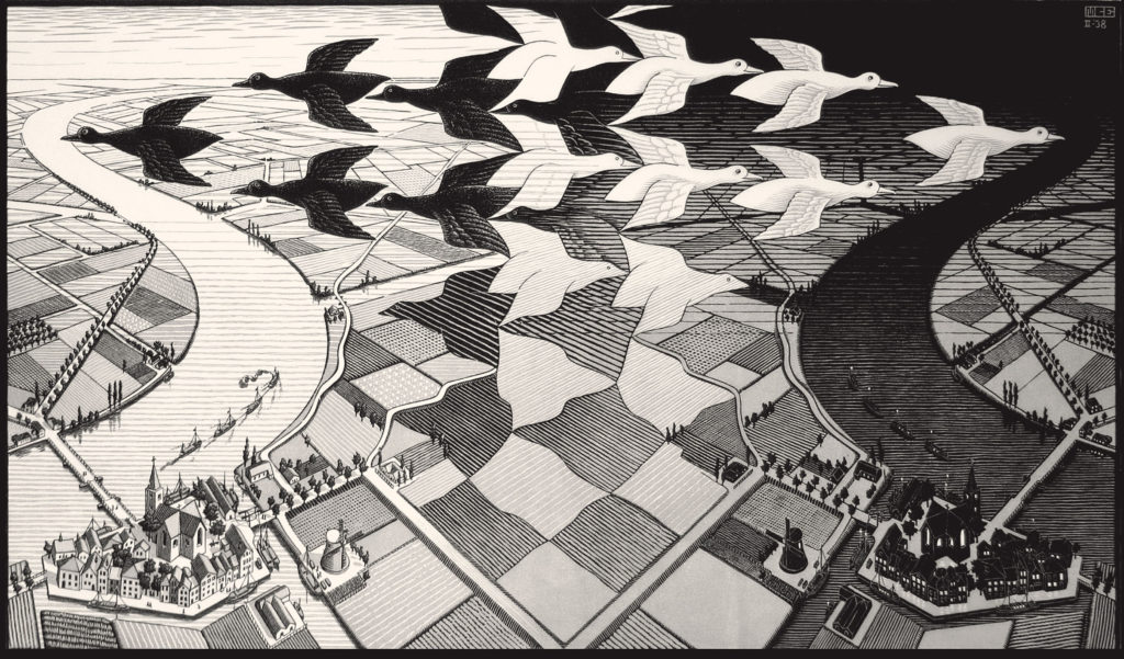 Giorno Notte (Escher, 1938)