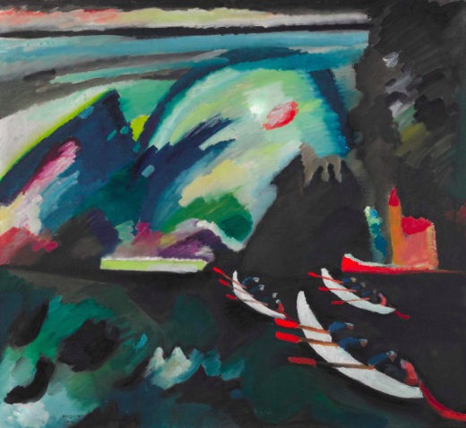 Vasilij Kandinskij: Lago. 1910