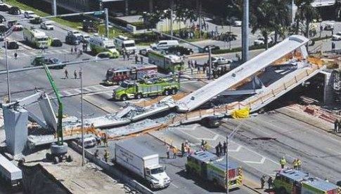 Miami, crollato ponte pedonale: sei vittime accertate
