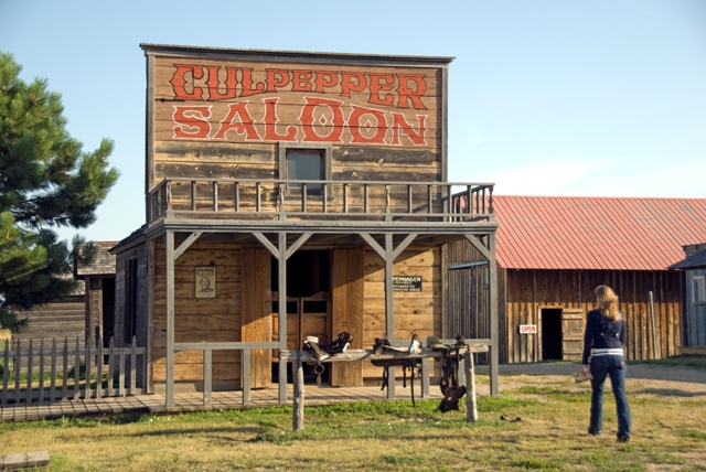 Saloon vecchio west. Viaggio in South Dakota: Fonte: The Great American West