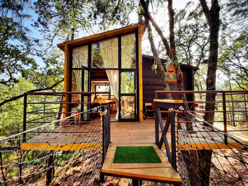 Mini casa su albero. Fonte: Airbnb