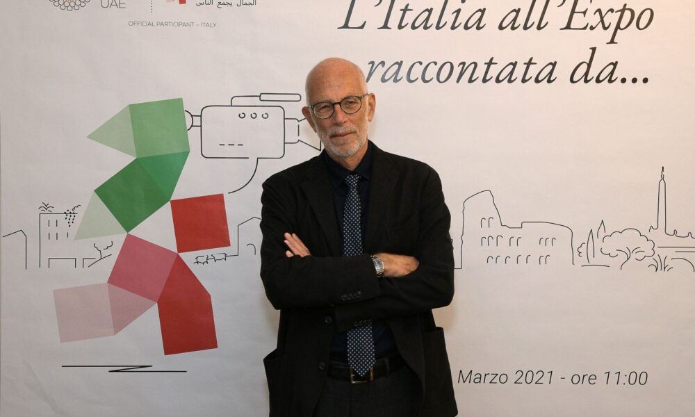 Expo 2020 Dubai: Gabriele Salvatores, regista premio Oscar, per Padiglione Italia (foto Simone Comi).