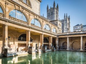 Archeologia Gran Bretagna. Terme di Bath. Via Visit Britain.