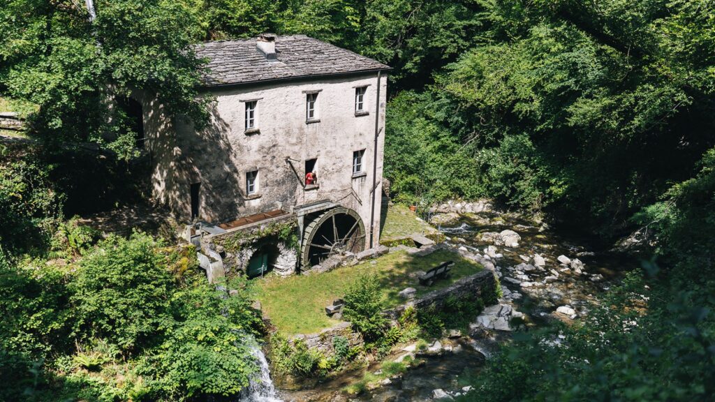 Canton Ticino: mulino di Valle di Muggio. Via Ticino Turismo.