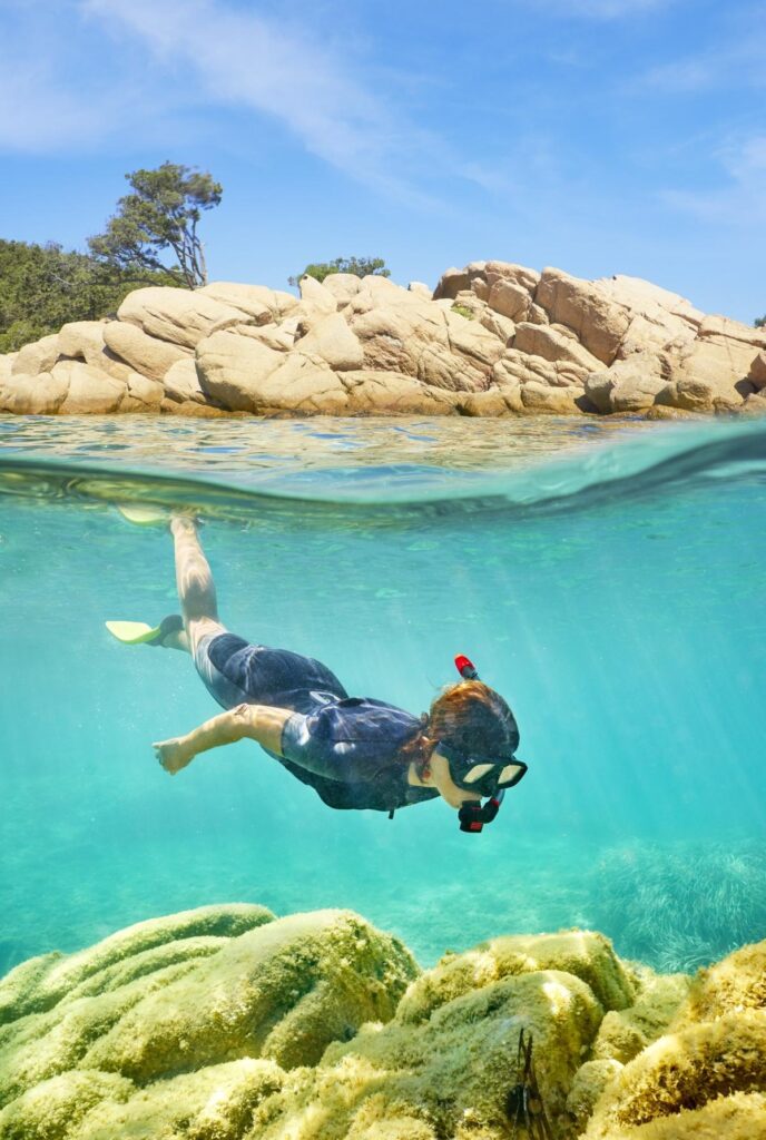 Capriccioli - Snorkeling. Credits: john walker.