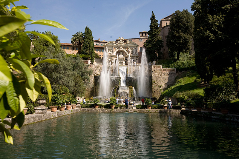 Fontana del Nettuno a Villa d'Este, Tivoli. Via Italia.it