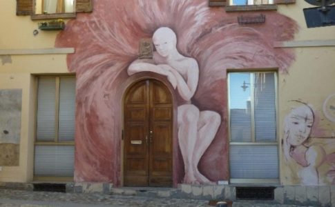 street art dozza via bologna welcome
